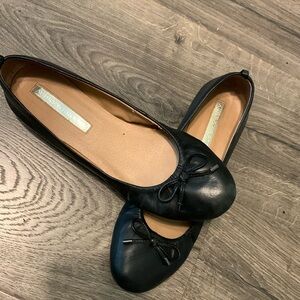 Black ballet flats sz 8.5 m